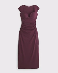 The A&F Zoe Bra-Free Sweetheart Midi Dress