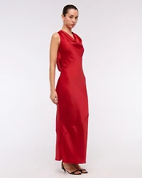 The A&F Julia Slip Cowl Neck Maxi Dress