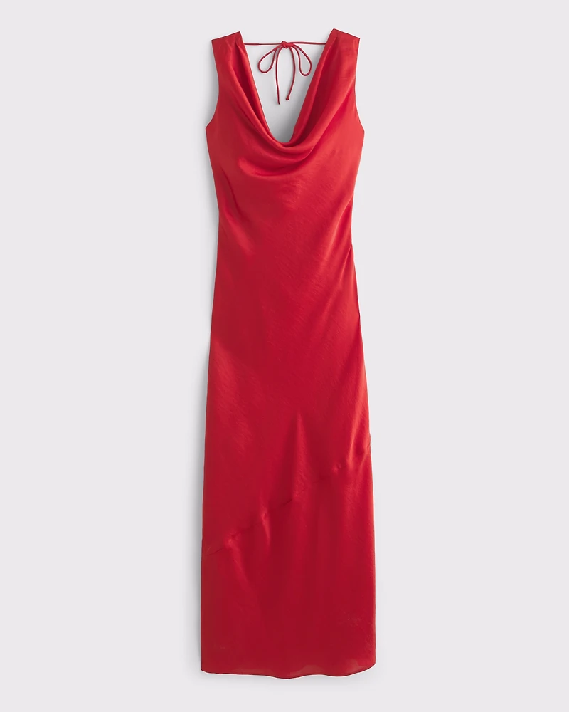 The A&F Julia Slip Cowl Neck Maxi Dress