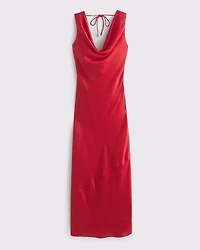 The A&F Julia Slip Cowl Neck Maxi Dress