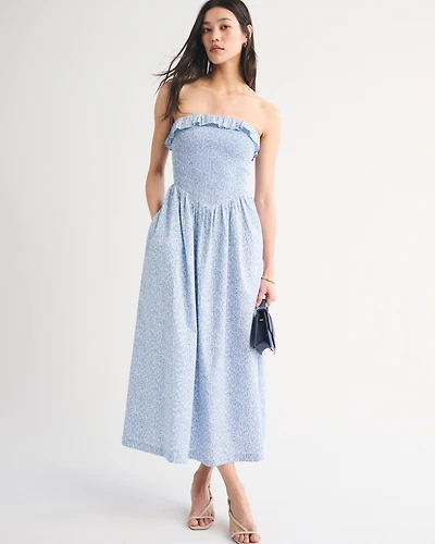 midi dress for boots Aliza Knit One Shoulder Bodycon Midi Dress • Shop American Threads Women's Trendy Online Boutique White / L