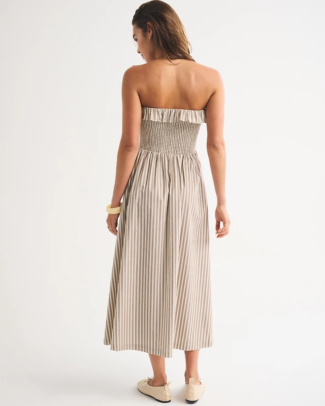 keely cotton sleeveless midi dress product info and reviews Keely Cotton Sleeveless Midi Dress - White