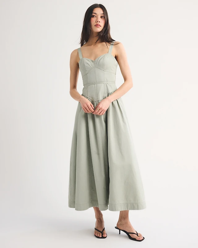 toccin melody corset dress Buy Toccin Red Melody Corset Midi Dress For Women Online