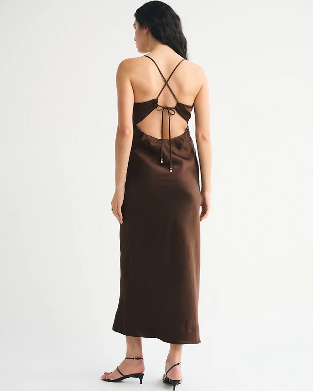 Abercrombie & Fitch A&F Julia Reversible Slip Maxi Dress | Arden Fair Abercrombie & Fitch A&F Julia Reversible Slip Maxi Dress | Arden Fair