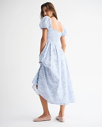 The A&F Emerson Puff Sleeve Midi Dress
