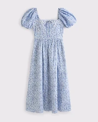 The A&F Emerson Puff Sleeve Midi Dress