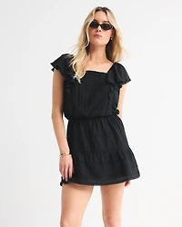 Angel Sleeve Easy Waist Skort