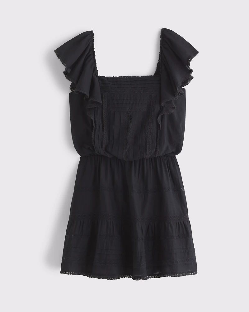 Angel Sleeve Easy Waist Skort