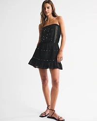 Strapless Easy Waist Mini Dress