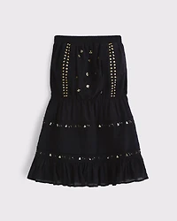 Strapless Easy Waist Mini Dress