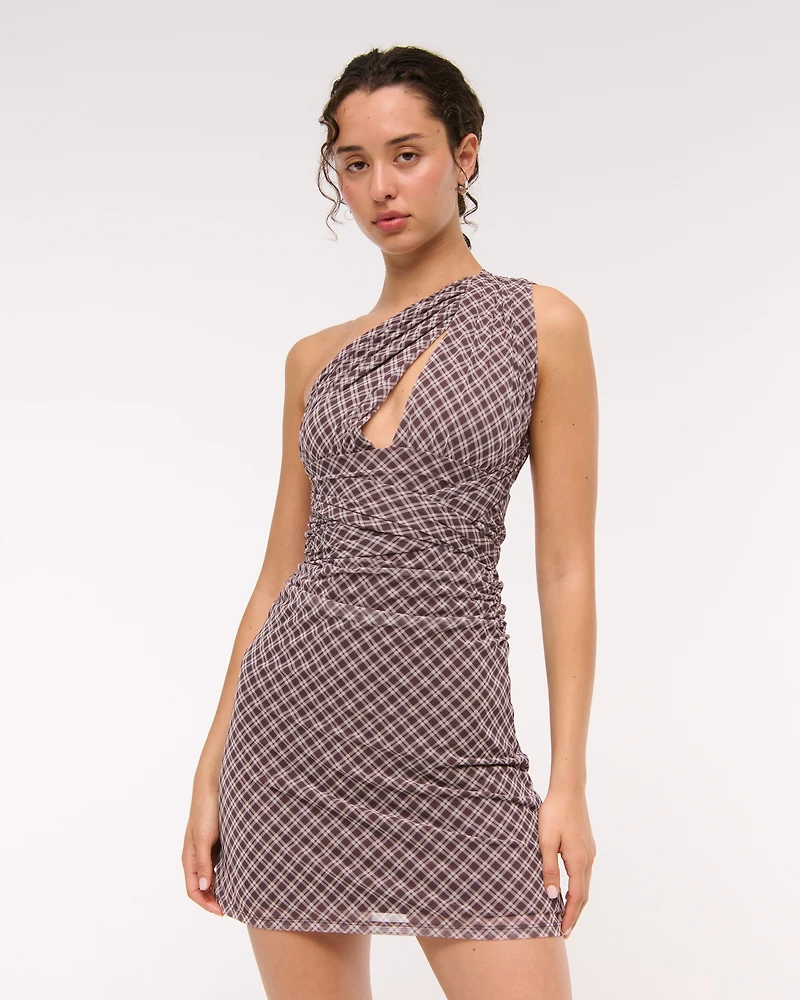 Mesh Multiway Knit Mini Dress