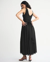 A&F Convertible Mesh Maxi Dress