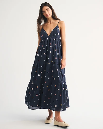 corset blue dress Navy Blue Chenille Corset Dress
