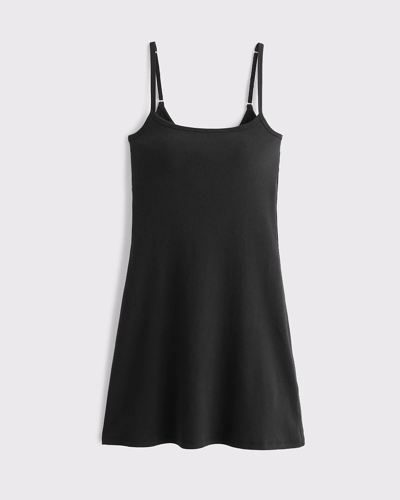 Bra-Free Rib 90s Cami Mini Dress