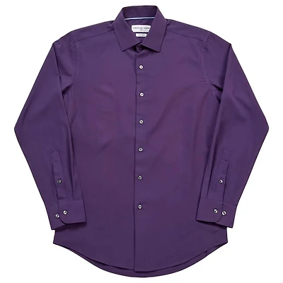 christian aujard dress shirts Christian Aujard Mens Christian Aujard Big & Tall Stretch Dress Shirt - Blue Check