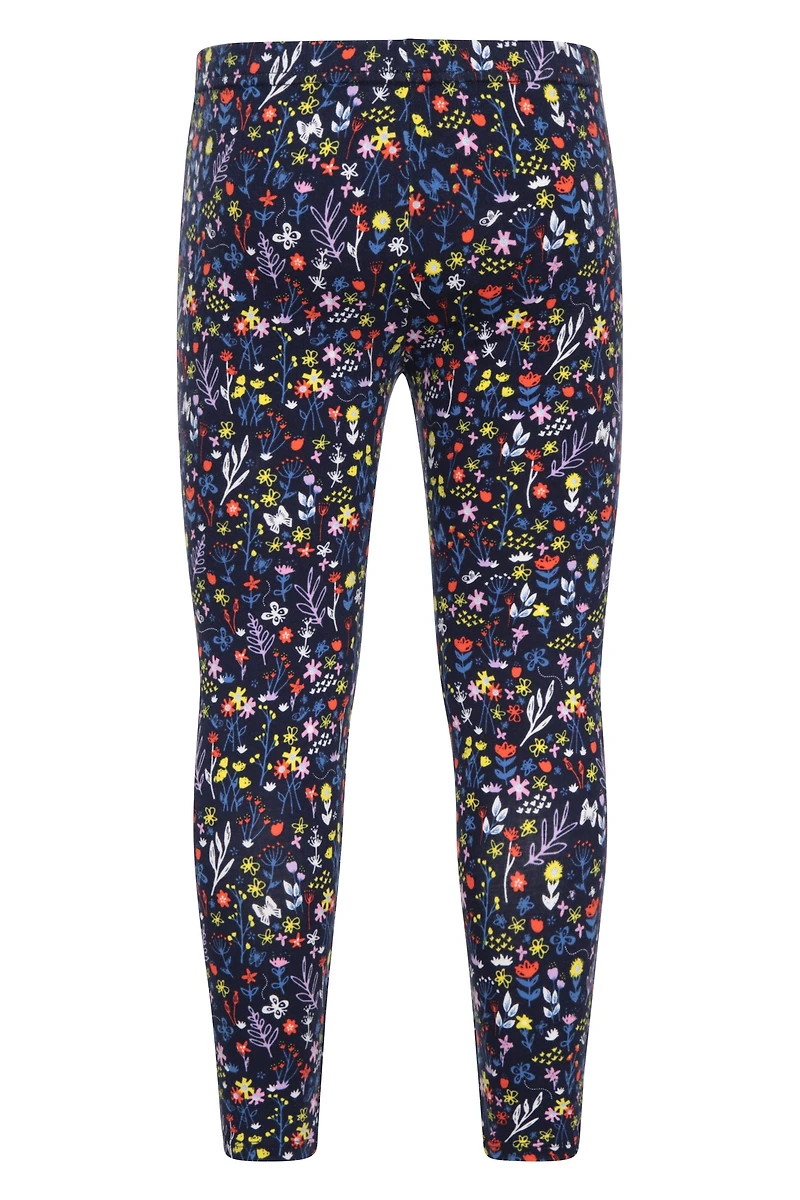 Patterned Casual Kids Leggings Multipack