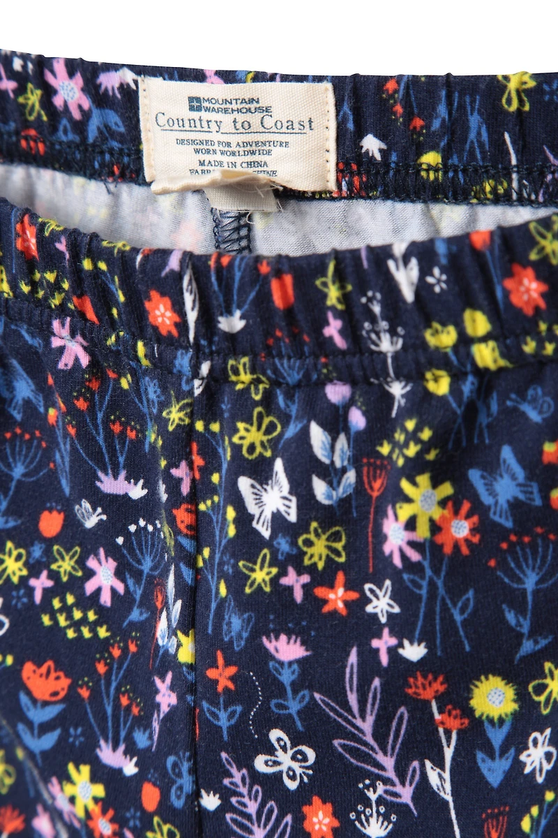 Patterned Casual Kids Leggings Multipack
