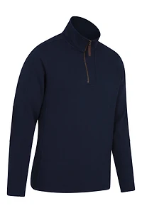 Zeta Mens Zip Neck Top