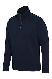 Zeta Mens Zip Neck Top