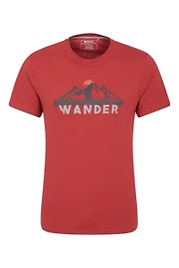 Wander Cotton Mens T-Shirt