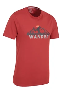 Wander Cotton Mens T-Shirt