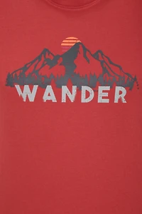 Wander Cotton Mens T-Shirt