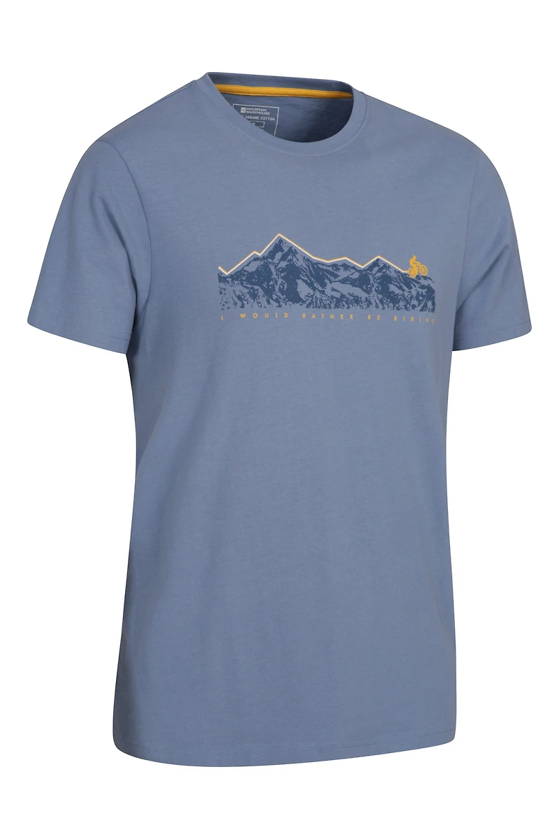 Bike Cotton Mens T-Shirt