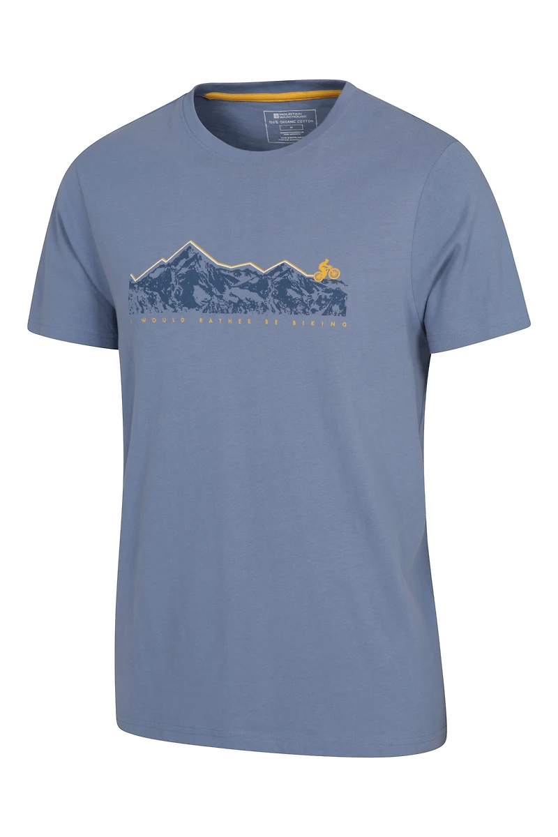 Bike Cotton Mens T-Shirt