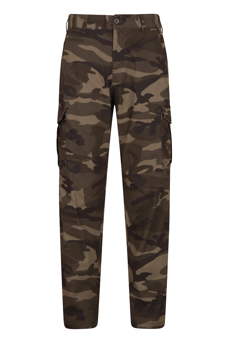Lakeside Camo Mens Cargo Pants - Short Length