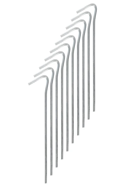 Steel Roundwire Tent Pegs - 10pk