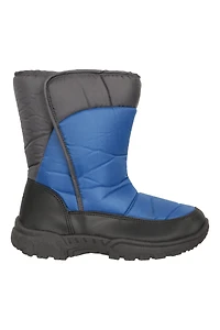 Kids Caribou Single Stripe Adaptive Snow Boots