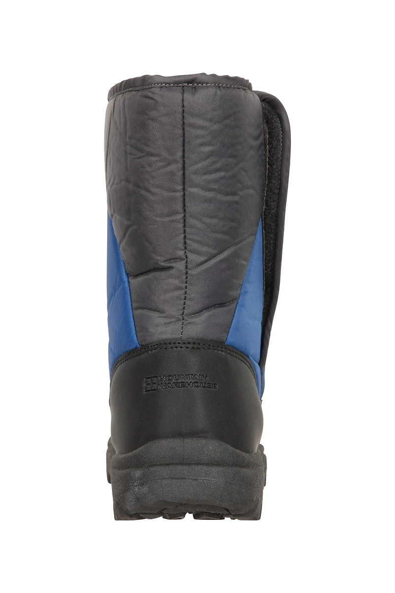 Kids Caribou Single Stripe Adaptive Snow Boots