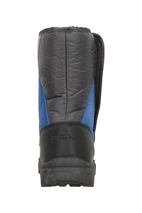 Kids Caribou Single Stripe Adaptive Snow Boots