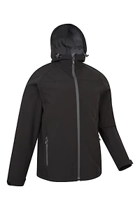 Exodus Mens Water-Resistant Softshell Jacket