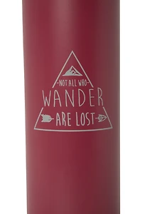 35 oz. Printed Metallic Bottle With Karabiner