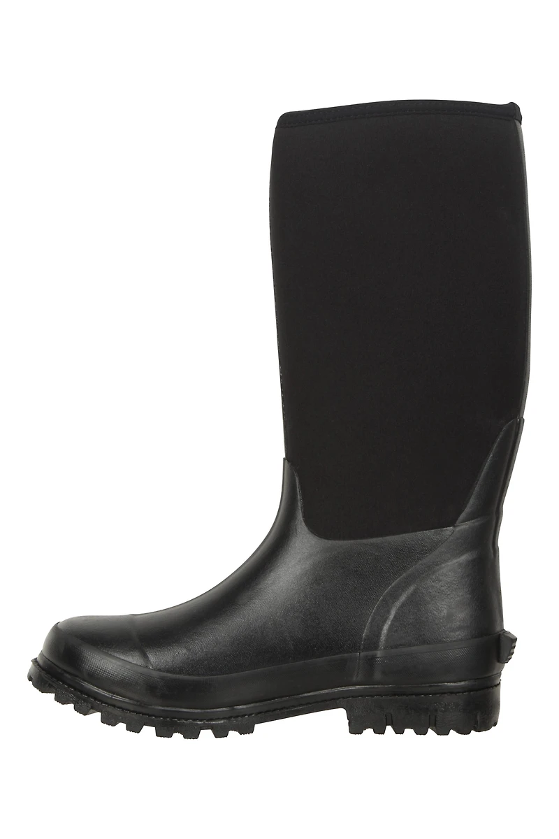 Mens Neoprene Long Mucker Rain Boots