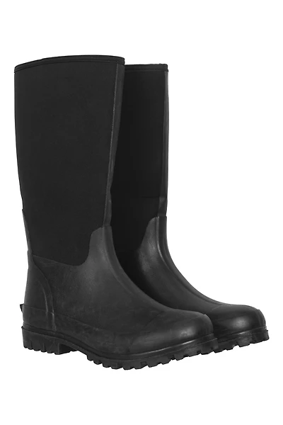 Mens Neoprene Long Mucker Rain Boots