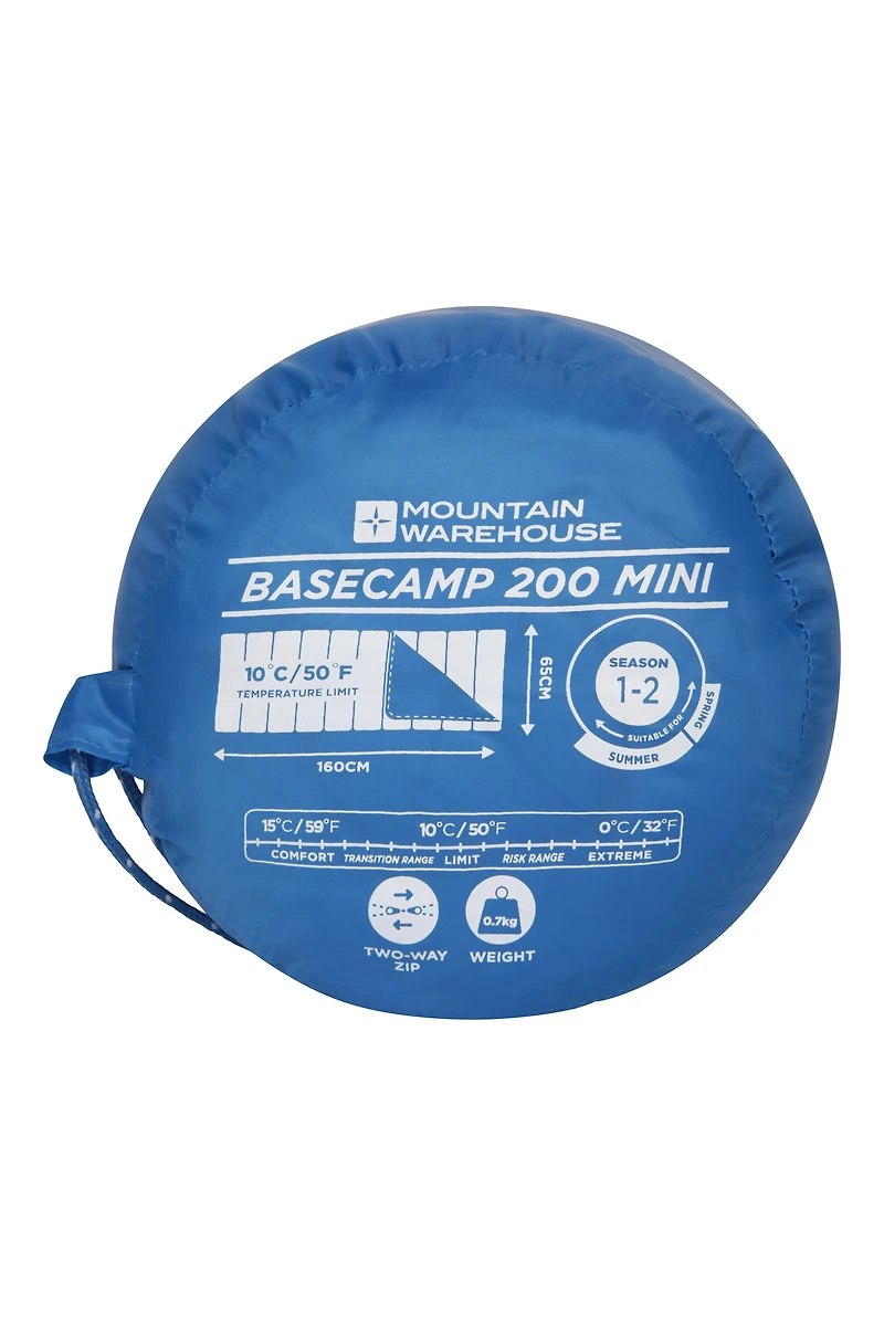 Basecamp 200 15°C Mini Sleeping Bag