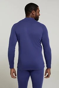 Talus Mens Long Sleeved Zip Neck Top