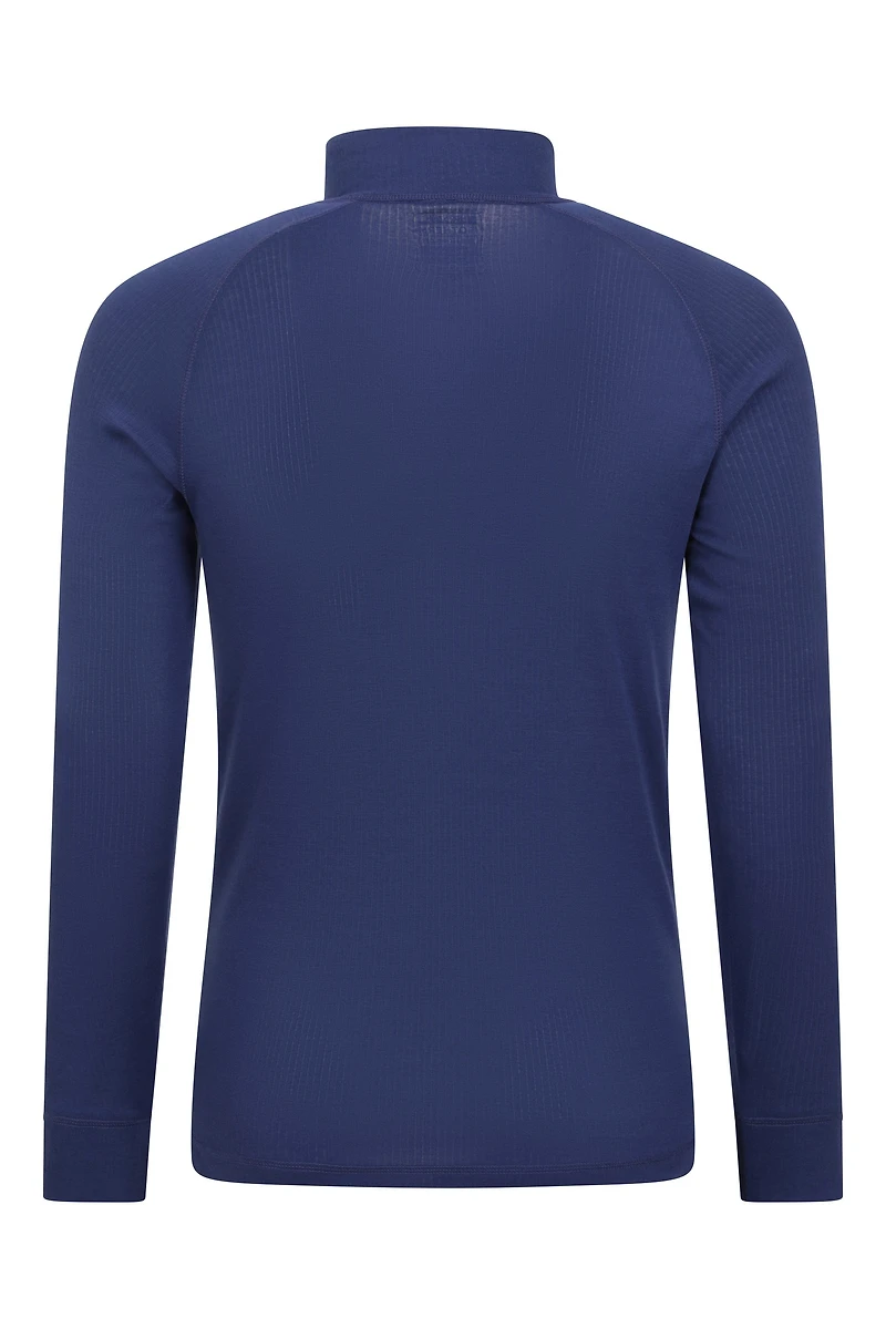 Talus Mens Long Sleeved Zip Neck Top