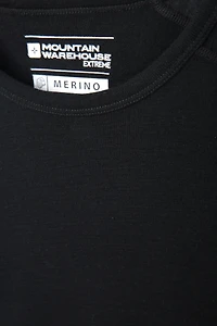 Merino Mens Long Sleeved Round Neck Top
