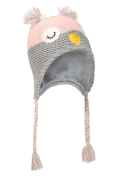 Owl Knitted Kids Hat 