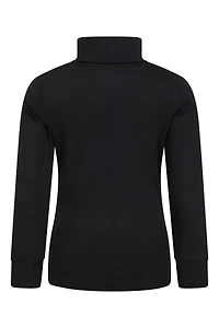 Meribel Kids Cotton Roll Neck Top