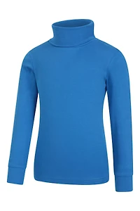 Meribel Kids Cotton Roll Neck Top