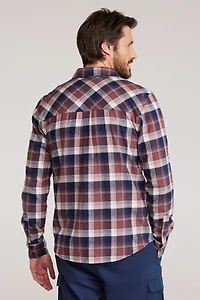 Trace Mens Flannel Long Sleeve Shirt
