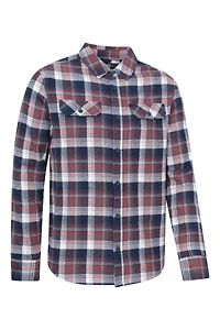 Trace Mens Flannel Long Sleeve Shirt