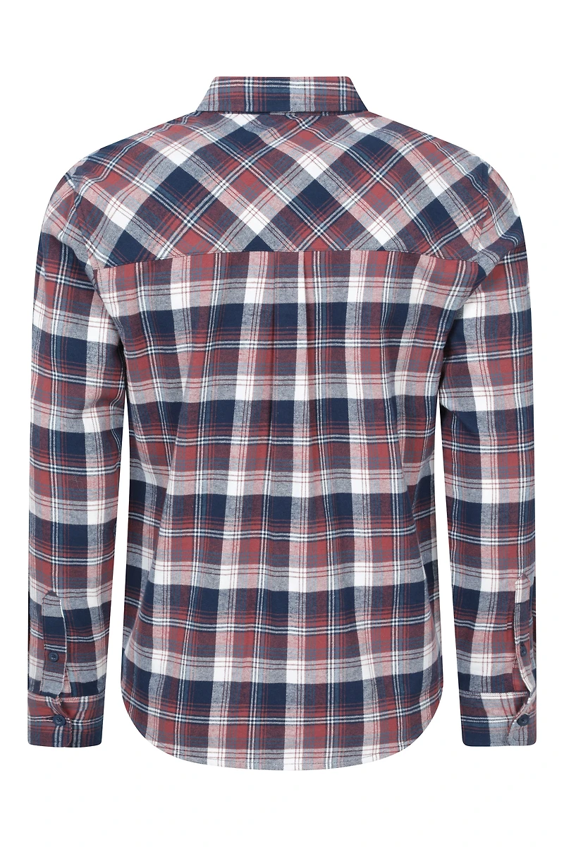 Trace Mens Flannel Long Sleeve Shirt