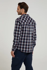 Trace Mens Flannel Long Sleeve Shirt