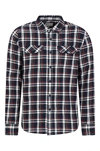Trace Mens Flannel Long Sleeve Shirt