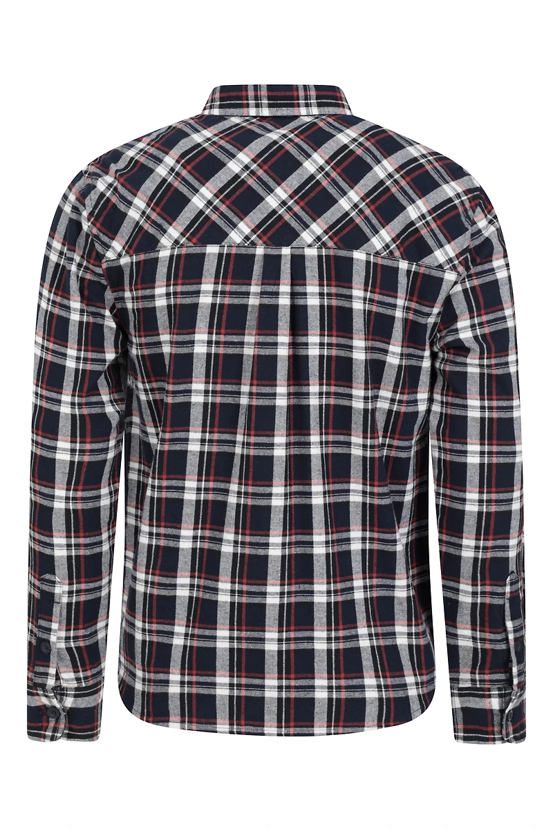 Trace Mens Flannel Long Sleeve Shirt